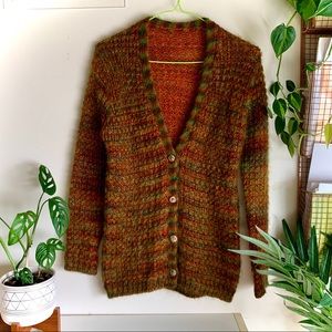 Vintage Cardigan- Gold buttons- Sm/M